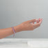 Liens Hippopotame | Bracelet Mini Kismet | Fushia x Argent